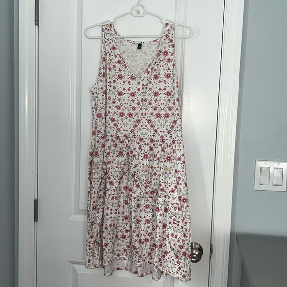 Women's Summer Casual Dress Sweet & Cute V-Neck - Picture 2 of 6